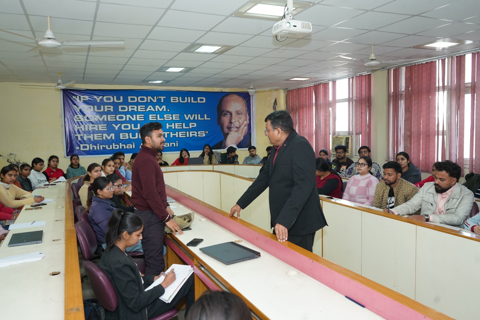 Leadership workshop in action